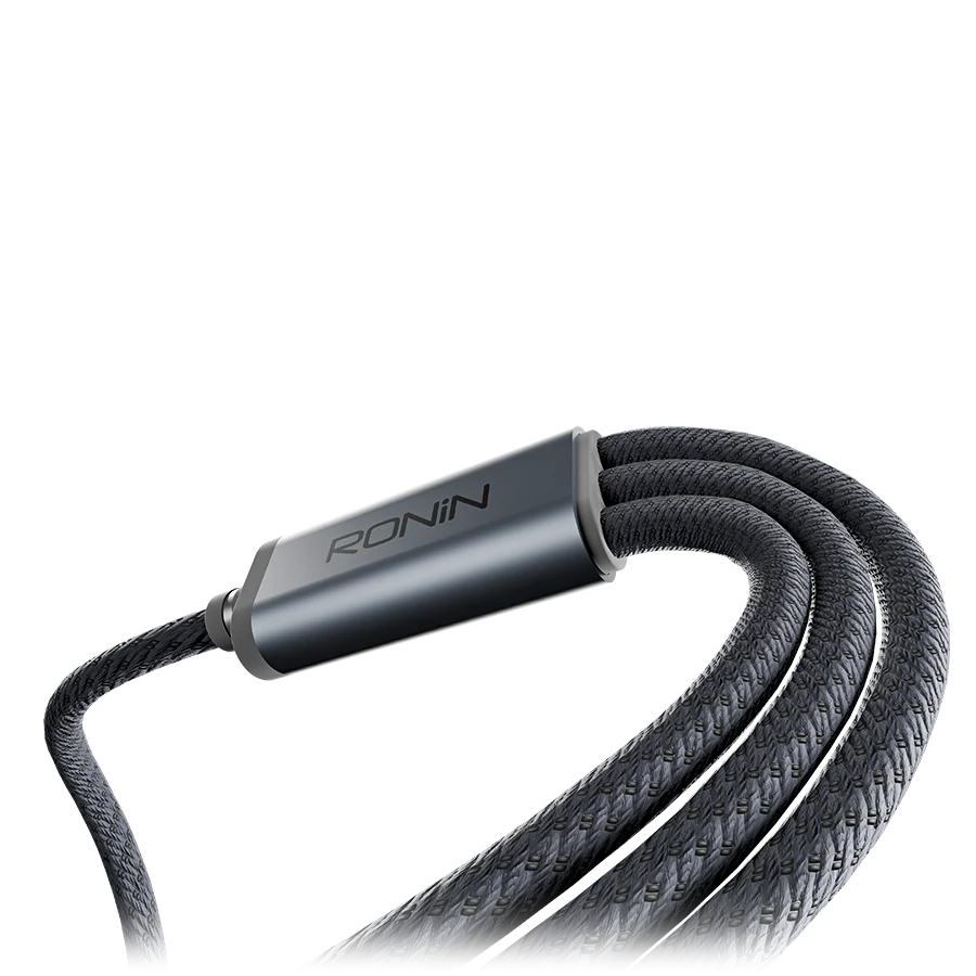 Ronin Smash 100W Braided 3-in-1 Heavy Duty Multi Cable